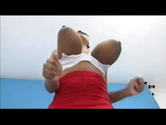Sexy noir skinny porno na mabele minene bouncing, ébène goutte à goutte miliki.